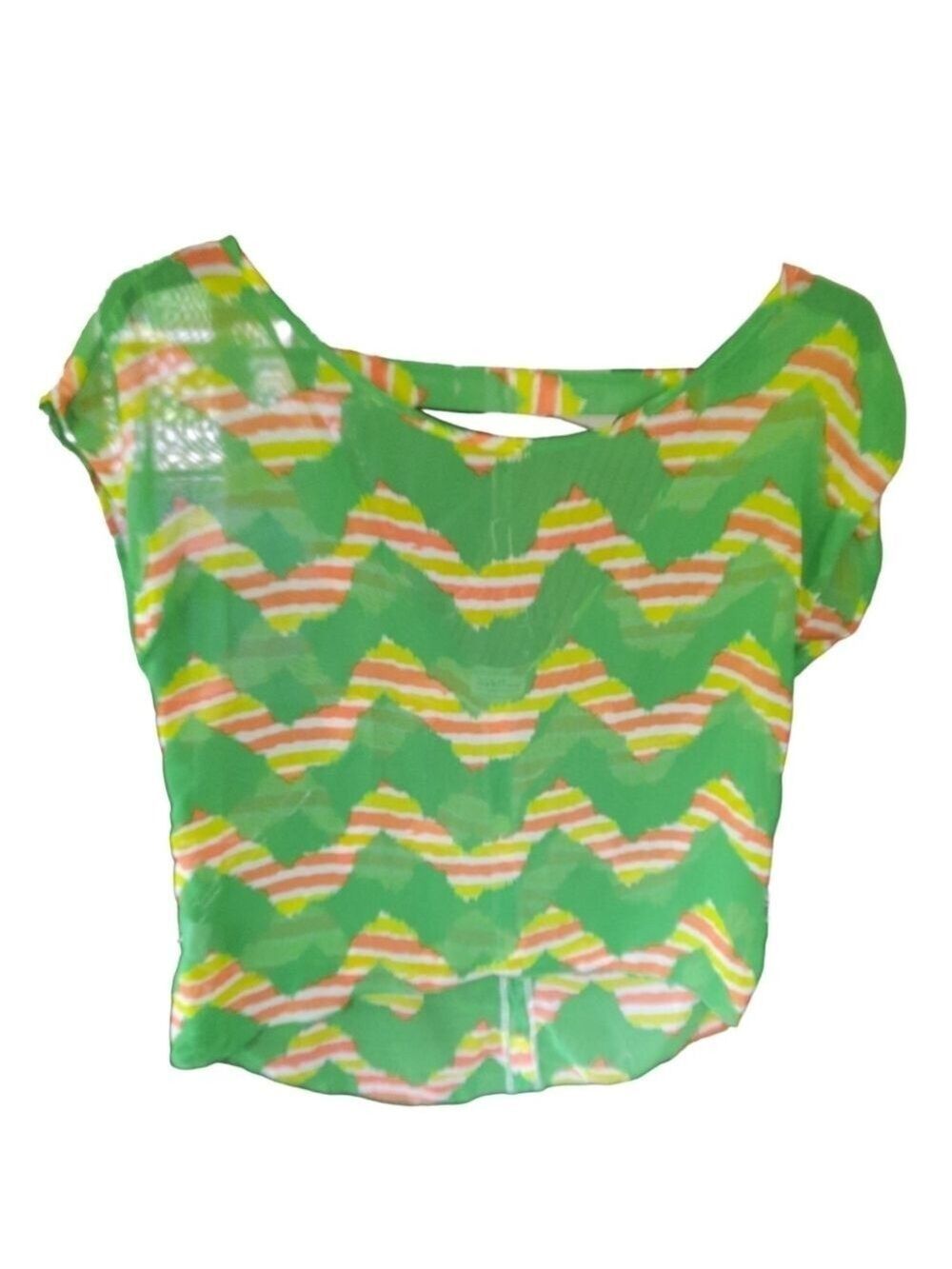 Neblina By Urban Episode Sheer Blouse Medium